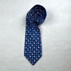 Daniel Cremieux Mens Blue Hot Air Balloons Designer 100% Silk Necktie US…